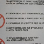 Prohibition sign